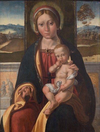 圣母和圣婴 作者 Boccaccio Boccaccino