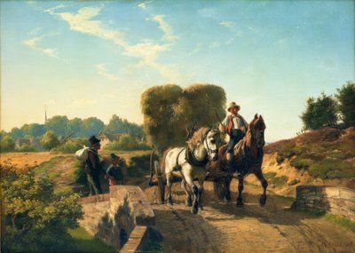 Berend Goos，干草收成的归宿 作者 贝伦德·古斯（Berend Goos）