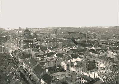 1895年德国柏林市的全景。 作者 柏林摄影公司