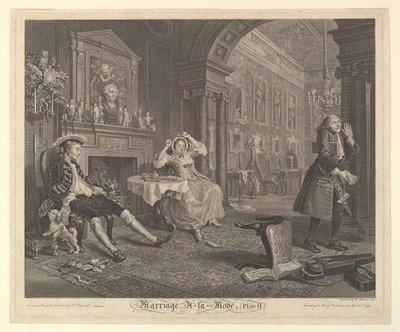 A-la-Mode婚姻，板块二，1745年4月。 作者 伯纳德·巴伦
