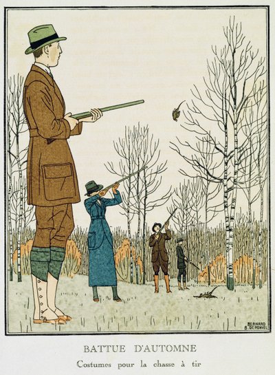 秋笋》，约 1912-13 年（石版画） 作者 Bernard Boutet de Monvel