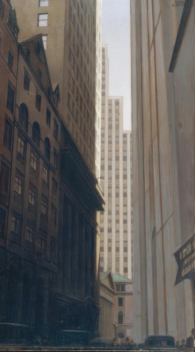 Vue de Wall Street 作者 Bernard Boutet de Monvel