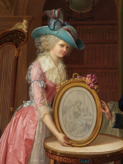 维莱尔家族肖像细节 作者 伯纳德·杜维维耶