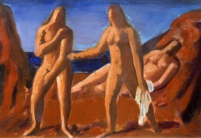沐浴者团体（船上油） 作者 伯纳德·梅宁斯基
