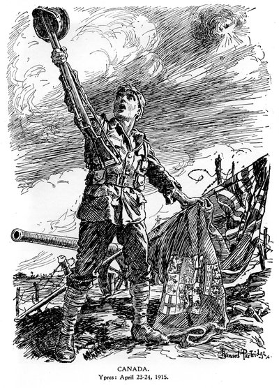 加拿大伊普尔（Ypres），1915年4月23日至24日， 作者 伯纳德·帕特里奇