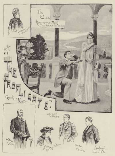 Profligate，在加里克剧院 作者 Bernard Partridge