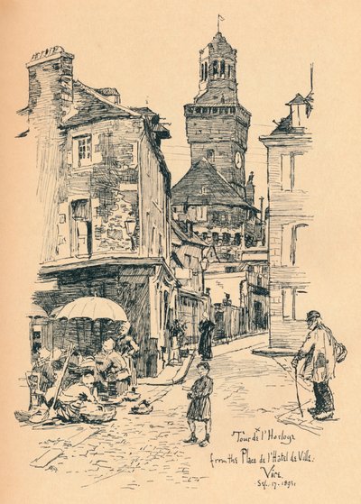 维尔，钟楼，c1893 作者 伯纳德·帕特里奇