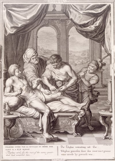 1731年，同一个长矛的铁锈使他受伤 作者 Bernard Picart