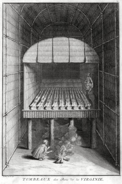 弗吉尼亚国王陵墓，c1734 作者 伯纳德·皮卡特