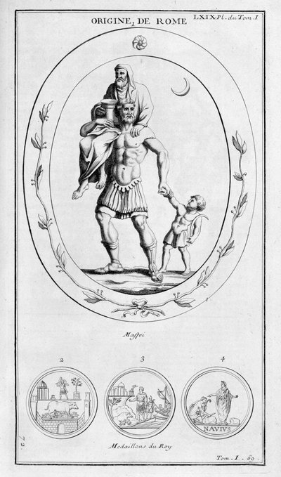 罗马的起源，1757年 作者 伯纳德·德·蒙福孔
