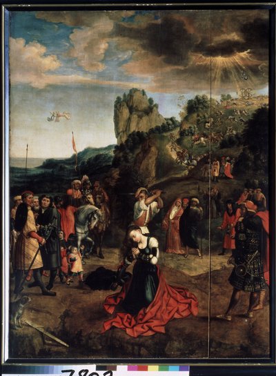 圣凯瑟琳烈士。 （圣凯瑟琳的殉难） - Peinture de Bernard van Orley（巴伦德、巴伦特、伯纳特·范·布鲁塞尔） 作者 伯纳德·范·奥利