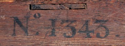 马桶，约1745年（安装在日本moloru漆器和黑檀木） 作者 伯纳德·范·瑞森伯格二世