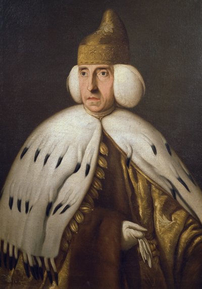 卢多维科-马宁总督（1725-1802 年）肖像，贝尔纳迪诺-卡斯泰利（1750-1810 年）的画作 作者 贝纳迪诺·卡斯特利