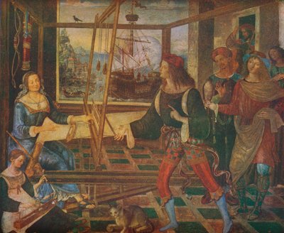 奥德修斯的回归》，约1508年 作者 贝纳迪诺·平图里奇奥