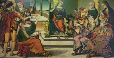 医生中的基督 作者 Bernardino di Mariotto