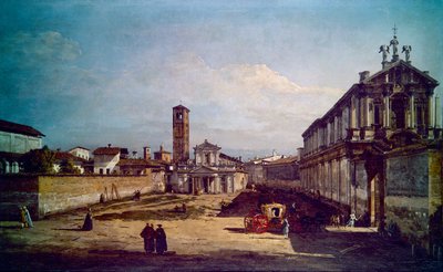 米兰风光》（绘画） 作者 贝尔纳多·贝洛托（Canaletto）