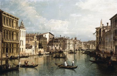威尼斯大运河，从法兰基宫（Palazzo Flangini）到芬拉姆宫Calergi（Palazzo Venramin Calergi）向东，约1742年 作者 Bernardo Bellotto