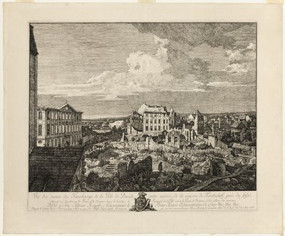皮尔奈希尔郊区遗址与菲尔斯滕霍夫宫 作者 贝尔纳多·贝洛托（Canaletto）