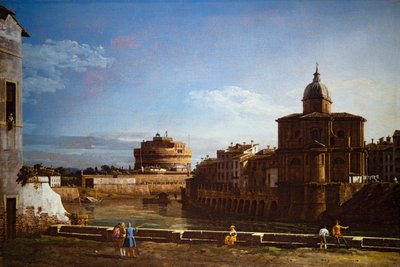 罗马两景 作者 贝尔纳多·贝洛托（Canaletto）