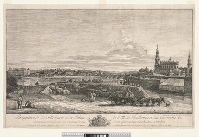 德累斯顿风景 作者 贝尔纳多·贝洛托（Canaletto）