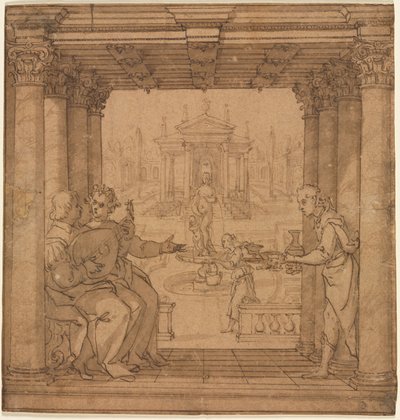 插图取自耶路撒冷解放（Torquato Tassos）1586-1590年。 作者 贝尔纳多·卡斯特洛