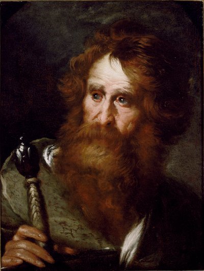Saint Paul Painting by Bernardo Strozzi (1581-1644) Genes Galleria di Palazzo Rosso 作者 贝尔纳多·斯特罗兹（Bernardo Strozzi）