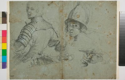 研究装甲的年轻人 作者 贝尔纳多·斯特罗兹（Bernardo Strozzi）
