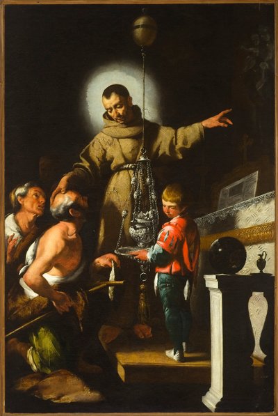 圣迪达克斯的奇迹. 作者 贝尔纳多·斯特罗兹（Bernardo Strozzi）