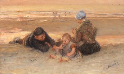幸福的家庭 作者 Bernardus Johannes Blommers或Bloomers