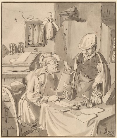 收藏家》，1777年，1786年出版。 作者 伯恩哈德·施洛德