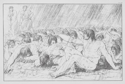但丁的《神曲》，《地狱篇》，版画十二（石版画 作者 伯恩哈德·舒勒