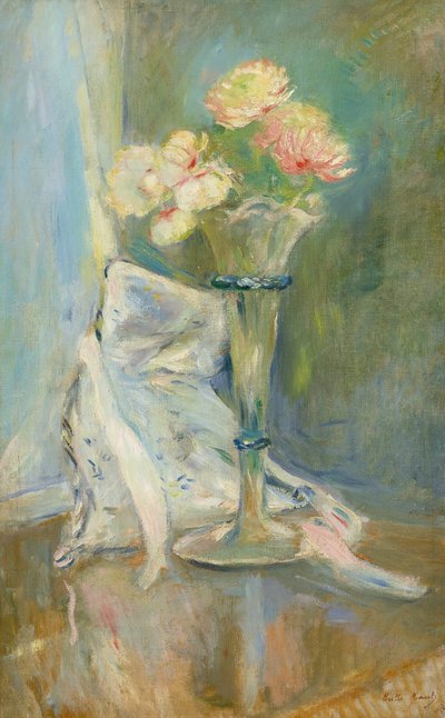 粉红海葵，1891年。 作者 贝特·莫里索（Berthe Morisot）