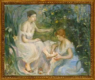莫里索特·巴斯（B.Morisot），《浴-画》，1894年 作者 贝特·莫里索（Berthe Morisot）