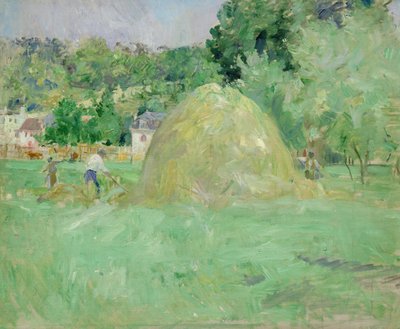1883年布吉瓦尔的干草堆 作者 贝特·莫里索（Berthe Morisot）
