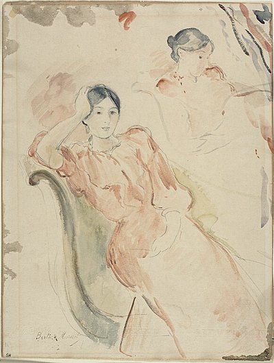 让娜-蓬蒂永 作者 贝特·莫里索（Berthe Morisot）