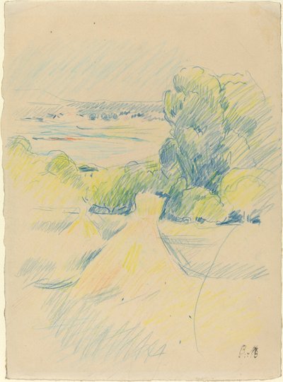 景观 作者 贝特·莫里索（Berthe Morisot）