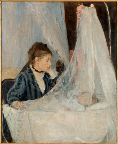 摇篮 作者 贝特·莫里索（Berthe Morisot）