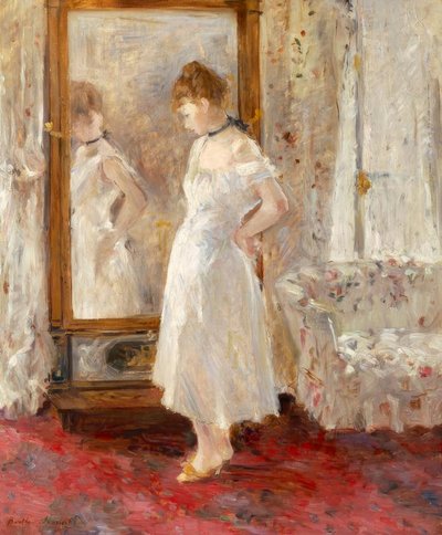 Psyche, 1876, by Berthe Morisot (1841–1895). 作者 贝特·莫里索（Berthe Morisot）