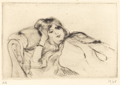 休息，18881890。 作者 贝特·莫里索（Berthe Morisot）