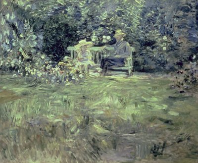 花园里的教训，1886年 作者 贝特·莫里索（Berthe Morisot）