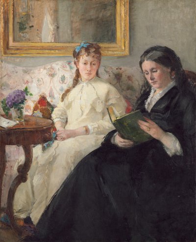 艺术家的母亲和姐妹 作者 贝特·莫里索（Berthe Morisot）