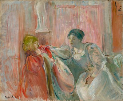 年轻妇女和儿童 作者 Berthe Morisot