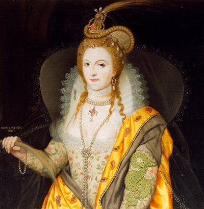 伊丽莎白一世女王的画像，1774年 作者 比亚乔·丽贝卡（Biagio Rebecca）