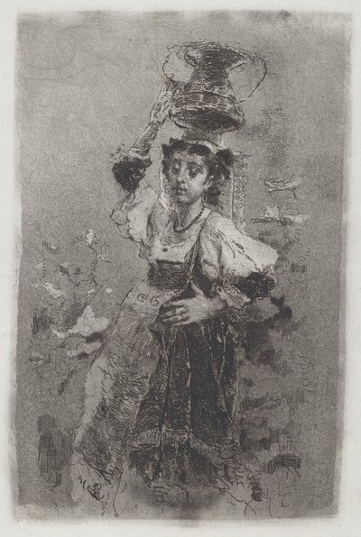 坎帕尼亚[Ciociara]的农妇，1870年代。 作者 比安奇·摩西