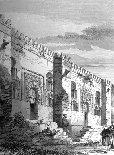 1849年在西班牙科尔多瓦举行的梅斯基塔（Mezquita）。 作者 比森和科塔德