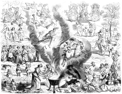 安息日，16世纪1849年。 作者 比森和科塔德