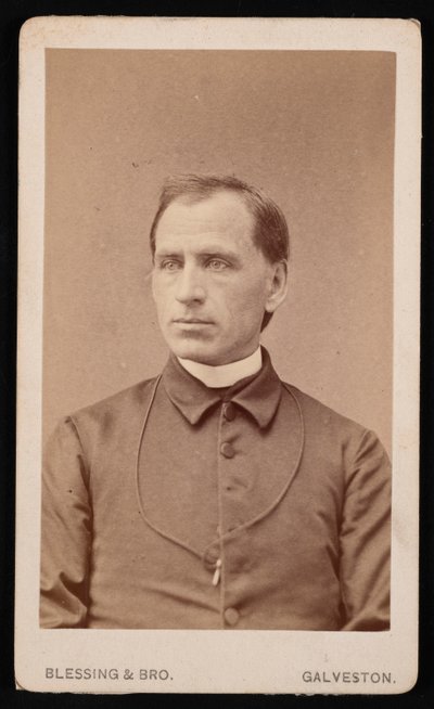 Joseph Celestine Carrier牧师的肖像，1833-1904年，1876年前。 作者 祝福和兄弟