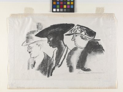 街车（石版画） 作者 董事罗宾逊
