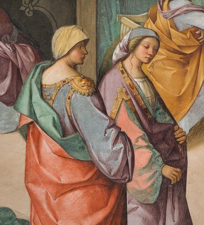 中央大殿，北侧第二跨度，圣母的诞生，Boccaccio Boccaccino 1514-15，详图 作者 Boccaccio Boccaccino