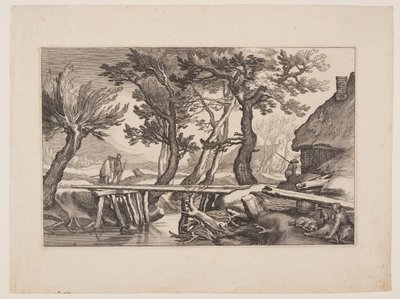 图 8，选自《有农舍的风景画 作者 Boetius Adams Bolswert